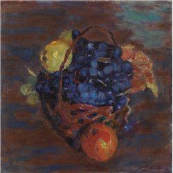 Корзина с фруктами - Модульная картины, Репродукции, Декоративные панно, Декор стен