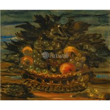 Картина на холсте по фото Модульные картины Печать портретов на холсте Корзина с фруктами