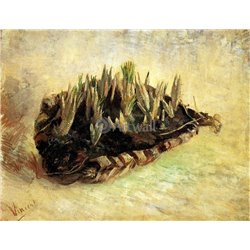 Корзина с крокусами - Модульная картины, Репродукции, Декоративные панно, Декор стен
