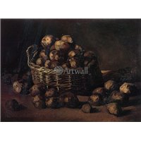 Портреты картины репродукции на заказ - Корзина с картофелем