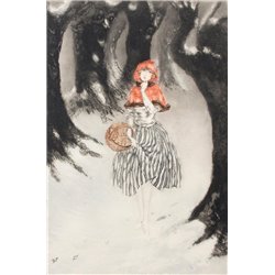 Красная шапочка - Модульная картины, Репродукции, Декоративные панно, Декор стен