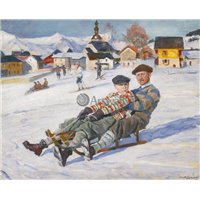 Портреты картины репродукции на заказ - Король Кэрол II и принц Мишель де Романи