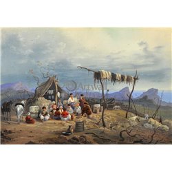Крым, татарская семья - Модульная картины, Репродукции, Декоративные панно, Декор стен