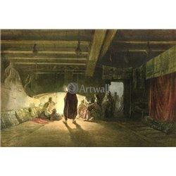 Крым, интерьер татарского дома - Модульная картины, Репродукции, Декоративные панно, Декор стен