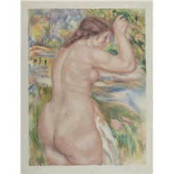 Купальщица - Модульная картины, Репродукции, Декоративные панно, Декор стен