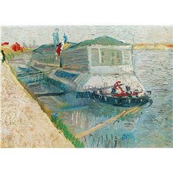 Купальня на Сене - Модульная картины, Репродукции, Декоративные панно, Декор стен