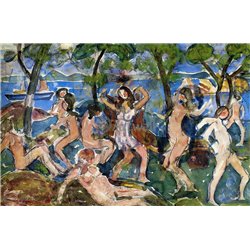 Купальщицы - Модульная картины, Репродукции, Декоративные панно, Декор стен