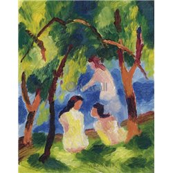 Купальщицы - Модульная картины, Репродукции, Декоративные панно, Декор стен
