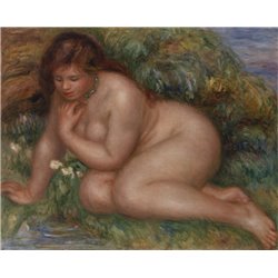 КУпальщица, глядящая на свое отражение - Модульная картины, Репродукции, Декоративные панно, Декор стен
