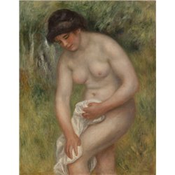 Купальщица, вытирающая ноги - Модульная картины, Репродукции, Декоративные панно, Декор стен