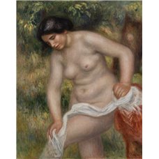 Картина на холсте по фото Модульные картины Печать портретов на холсте Купальщица, вытирающая ноги
