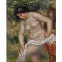 Купальщица, вытирающая ноги - Модульная картины, Репродукции, Декоративные панно, Декор стен