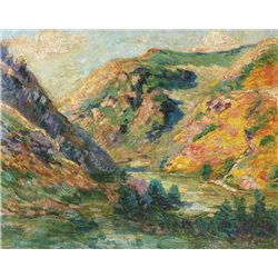 Ле Кароль, долина - Модульная картины, Репродукции, Декоративные панно, Декор стен