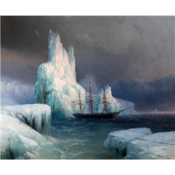 Ледяные горы в Антарктике - Модульная картины, Репродукции, Декоративные панно, Декор стен