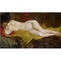 Лежащая обнаженная