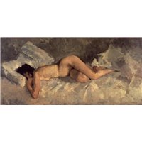 Лежащая обнаженная