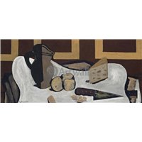 Портреты картины репродукции на заказ - Кувшин, фрукты, сыр и нож