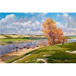 Летний день - Модульная картины, Репродукции, Декоративные панно, Декор стен