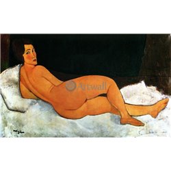 Лежащая обнаженная - Модульная картины, Репродукции, Декоративные панно, Декор стен