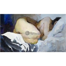 Картина на холсте по фото Модульные картины Печать портретов на холсте Лежащая обнаженная