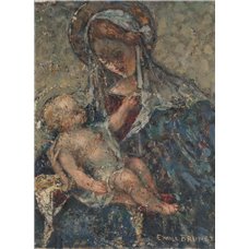 Картина на холсте по фото Модульные картины Печать портретов на холсте Мадонна с младенцем