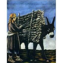 Мальчик - продавец дров - Модульная картины, Репродукции, Декоративные панно, Декор стен