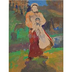 Мать и дитя - Модульная картины, Репродукции, Декоративные панно, Декор стен