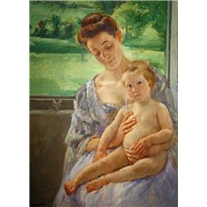 Картина на холсте по фото Модульные картины Печать портретов на холсте Мать и дитя