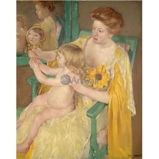 Картина на холсте по фото Модульные картины Печать портретов на холсте Мать и дитя