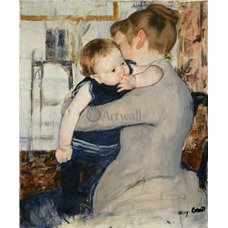 Картина на холсте по фото Модульные картины Печать портретов на холсте Мать и дитя