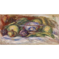 Миска, фиги и яблоки - Модульная картины, Репродукции, Декоративные панно, Декор стен