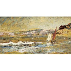 Море в Кассисе - Модульная картины, Репродукции, Декоративные панно, Декор стен