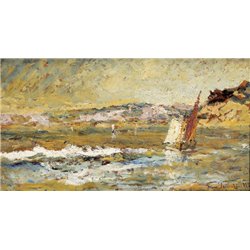Море в Кассисе - Модульная картины, Репродукции, Декоративные панно, Декор стен