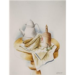 Натюрморт с бананом - Модульная картины, Репродукции, Декоративные панно, Декор стен