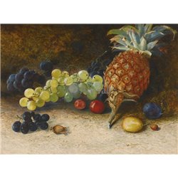 Натюрморт с ананасом - Модульная картины, Репродукции, Декоративные панно, Декор стен