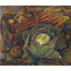 Натюрморт с овощами - Модульная картины, Репродукции, Декоративные панно, Декор стен