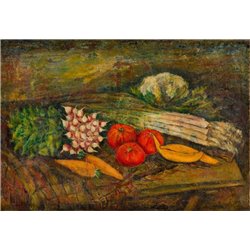 Натюрморт с овощами - Модульная картины, Репродукции, Декоративные панно, Декор стен