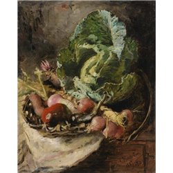 Натюрморт с овощами - Модульная картины, Репродукции, Декоративные панно, Декор стен