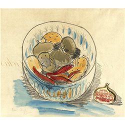 Натюрмортс инжиром и фигами - Модульная картины, Репродукции, Декоративные панно, Декор стен