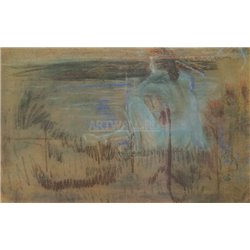 Нимфа - Модульная картины, Репродукции, Декоративные панно, Декор стен