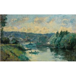 Нижний Медон, Сена - Модульная картины, Репродукции, Декоративные панно, Декор стен