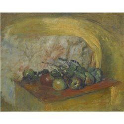 Натюрморт с яблоками и ежевикой - Модульная картины, Репродукции, Декоративные панно, Декор стен