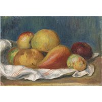 Портреты картины репродукции на заказ - Натюрморт с яблоками и грушей