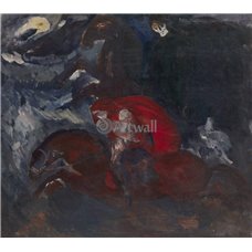 Картина на холсте по фото Модульные картины Печать портретов на холсте Ночной всадник