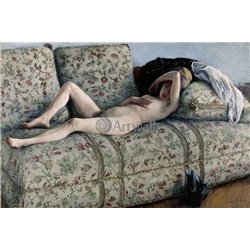 Обнаженная на диване - Модульная картины, Репродукции, Декоративные панно, Декор стен