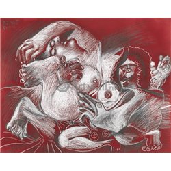 Обьятие - Модульная картины, Репродукции, Декоративные панно, Декор стен