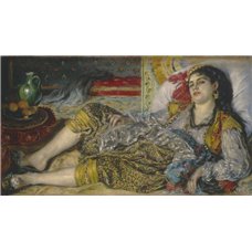 Картина на холсте по фото Модульные картины Печать портретов на холсте Одалиска
