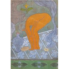 Картина на холсте по фото Модульные картины Печать портретов на холсте Обнаженная и лотос