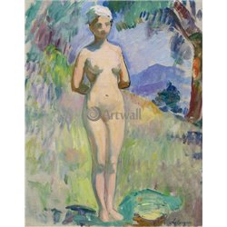 Обнаженная в Сен-Тропе - Модульная картины, Репродукции, Декоративные панно, Декор стен