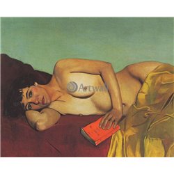 Обнаженная с книгой - Модульная картины, Репродукции, Декоративные панно, Декор стен